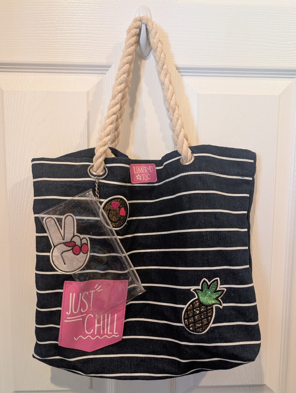 Limited Too Beach Bag Tote